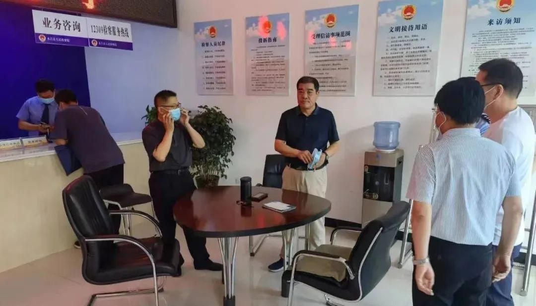 【工作动态】金昌市检察院党组副书记、副检察长陶积联一行督导检查基层检察院疫情防控、维稳等工作